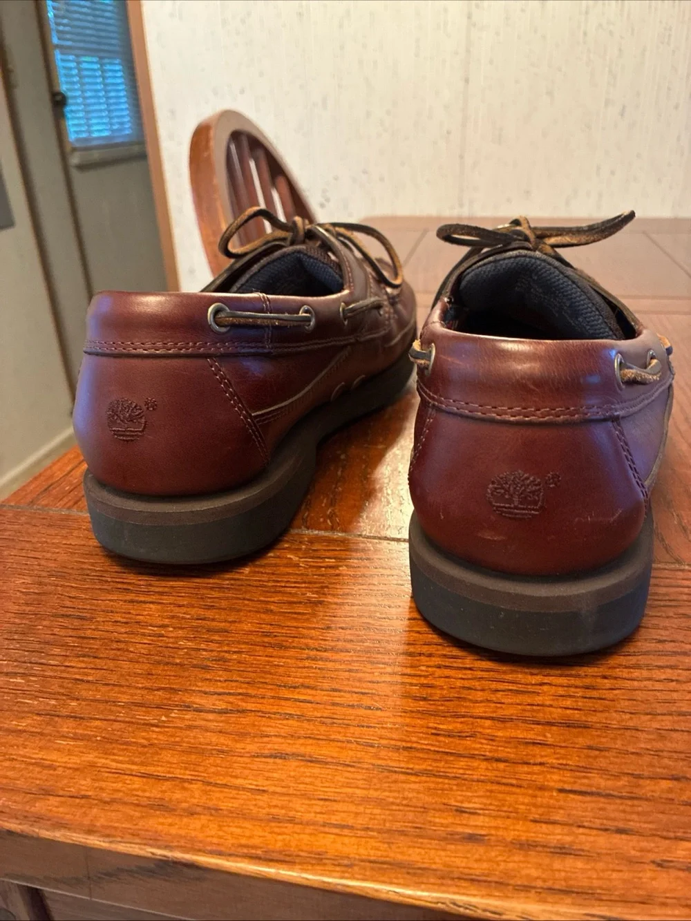 Timberland Echo Bay Boat Shoes Men’s 9.5 Leather Vintage 2 Eye Deck Shoes 71026